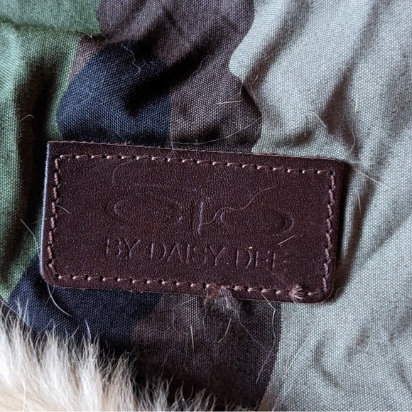 VTG Barney’s New York CIO by Daisy Dee Leather Suede Fur Trim Shoulder Bag Purse - Picture 9 of 9